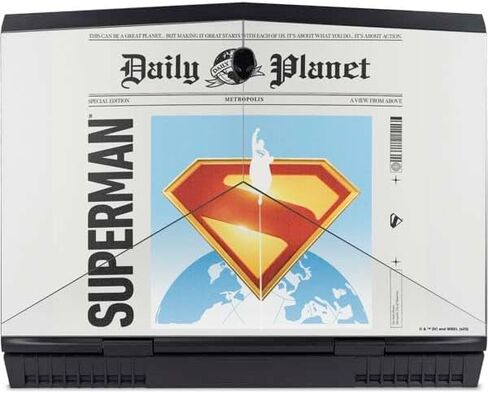 Skinit SkiniT Lastop Skin Compatible مع Alienware 17in (2017) - Superman Superman 2025 Classic Superman Shield Design Design in Saudi Arabia