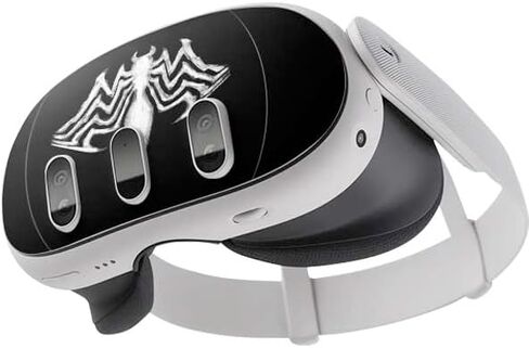 Skinit Decal Gaming Skin Compatible with Meta Quest 3 - Officially Licensed Marvel Venom Venom Logo Design in Saudi Arabia