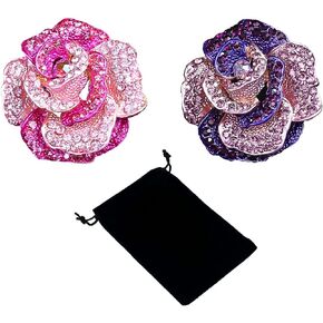Brooch Pin Women's Rhinestones Breastpin for Wedding/Banquet/Bouquet