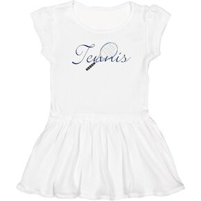 inktastic Tennis Sports Racquet Toddler Dress