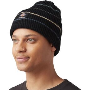 Dickies Men's Skateboarding Cuffed Beanie Black