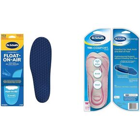 Dr. Scholl's® Float-On-Air® Comfort Insoles, Women, 1 Pair, Full Length & Tri-Comfort Insoles - for Heel, Arch Support and Ball of Foot with Targeted Cushioning