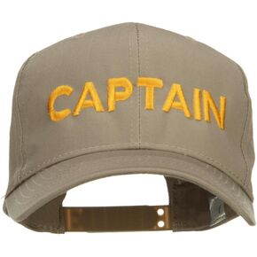 e4Hats.com Captain Embroidered Cap