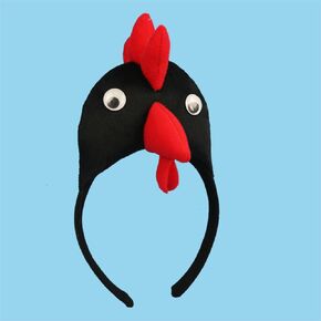 عصابة رأس الديك من زيتوكين للأطفال، زي الدجاجة، طوق شعر الدجاج للفتيات البالغات في عيد الهالوين، دعامة لعب مدرسية in Kuwait