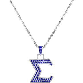 BBGreek Phi Beta Sigma Paraphernalia - Pendant Necklace - Fraternity Gift Accessories for Men - Officially Licensed - Collection