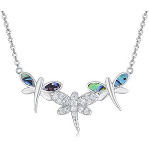 Animal Necklace Hummingbird/Dragonfly/Highland Cow/Axolotl/Cat/Spider/Bat/Starfish/Whale/Fox Pendant Necklace Gift for Women Girls