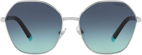 Tiffany & Co. Woman Sunglasses Silver Frame, Blue Gradient Lenses, 59MM in Saudi Arabia