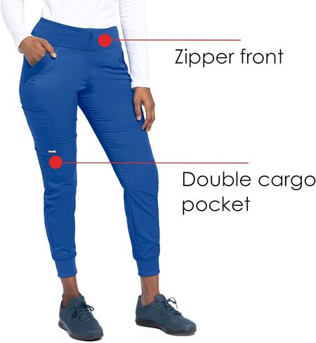 BARCO Grey's Anatomy Impact GIP554 Women's 6-Pocket Jogger Pant New Royal MP in Saudi Arabia