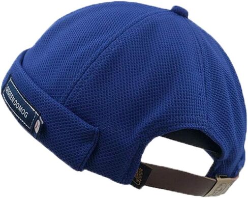 الرجال قبعة دوكر القبعات Skullcap Brimless قبعة صغيرة ريترو توالت الكفة قبعة in Kuwait