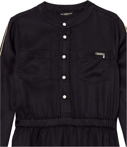 GUESS girls Long Sleeve Tencel Adjustable Dress Dress in Saudi Arabia