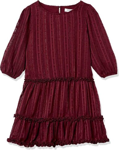 Speechless Girls' Drop Waist Long Sleeve Dress in Saudi Arabia