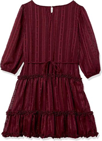 Speechless Girls' Drop Waist Long Sleeve Dress in Saudi Arabia