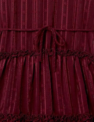 Speechless Girls' Drop Waist Long Sleeve Dress in Saudi Arabia