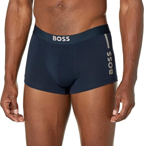 BOSS Men's Stripe Logo Cotton Stretch Trunk in Saudi Arabia