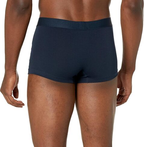 BOSS Men's Stripe Logo Cotton Stretch Trunk in Saudi Arabia