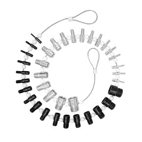 Nut & Bolt Thread Checker - 26 Male/Female Gauges - 14 Inch & 12 Metric for Quickly Checking Nuts and Bolts Inch or Metric and Verifying The Size