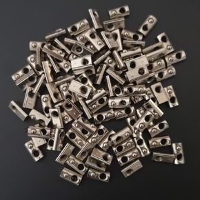 100-Pack 2020 2040 2060 Roll in Spring Loaded T Nut m3 for 20x20 20 Series Aluminum Extrusions 6mm Slot Aluminum Profile Accessories (M3)