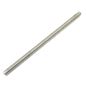 Beduan Stainless Steel 1/4-20 Thread Fully Threaded Rod 10" Length Long Threaded Screw(Pack of 5)