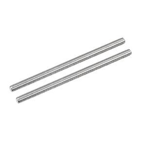 MECCANIXITY Fully Threaded Rod M6 x 100mm 1mm Thread Pitch 304 Stainless Steel Right Hand Threaded Rods Bar Studs 2 Pack