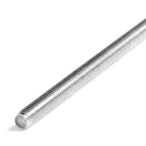 304 Stainless Steel M6-1.0 Fully All Threaded Rod, Long Threaded Screw, Right Hand Threads, 250mm Length【Pack of 2】