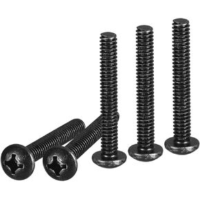 1/4-20x1-3/4" براغي آلة رأس المقلاة، 50 قطعة 1/4-20 محرك فيليبس، خيط كامل UNC، لمسة نهائية من أكسيد الفولاذ الأسود، مجموعة مسامير براغي in Kuwait