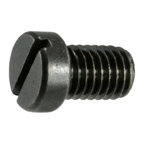 Black Oxide Slotted Fillister Head Gun Screws - 10 pcs. (6-48 x 3/16")
