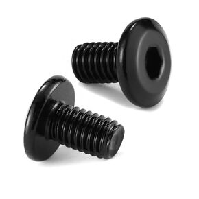 M6 x 35mm 20Pcs Flat Head Hex Socket Cap Screws Bolts, 304 Stainless Steel 18-8, Full Thread, Black Oxide by SG TZH (with Hex Spanner)