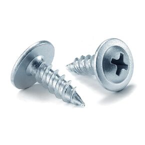 #8 x 1" Wood Screw 250Pcs 410 Stainless Steel Standard Thread Truss Head Fast Self Tapping by SG TZH