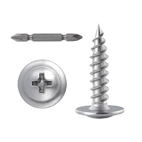 (150 pcs)#8×1-1/2" Black Truss Head Wood Screws Quick Metal Self Tapping Zinc Oxide