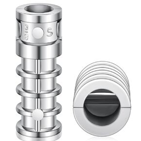 25 Pcs 3/8 x 1-3/4" Lag Shield Concrete Anchors Short Lag Screw Cinder Block Masonry Anchors Hole, Zinc Alloy