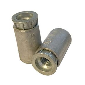 Qty 12 Anchors for Concrete, 1/4-20 Thread for Hurricane Shutter Bolts Anchors & Sidewalk Bolts, Wall Anchor Bolt