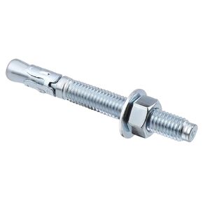 1/2 inch x 4-1/2 inch - 10 Pieces Wedge Anchor Zinc Plated Heavy Duty Fastener for Concrete