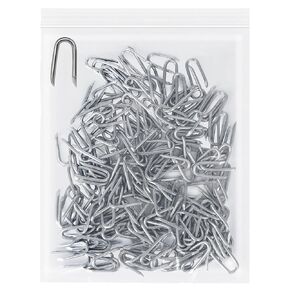 vensovo 200pcs Wire Fence Staple - Steel U-Shaped Nail for Wire Mesh, Galvanized Fasteners Nails for Fixing Wooden Fence Chicken Wire Staple