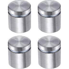 4Pcs Stainless steel glass acrylic mirror nails, advertising displays, company signs, promotional posters, 1 inch * 1 inch fixing nails, with a beautiful surface gloss and not easily fading