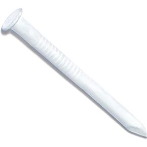 014973122232 Aluminum Trim Nails, 1-1/4", Piece-330,White