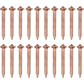 PATIKIL 100pcs CD Weld Pins, 100mm Insulation Weld Pins Stud Welder Pins Insulation Copper Nails Welding Nails for Repair Auto Boat Self Locking Washer