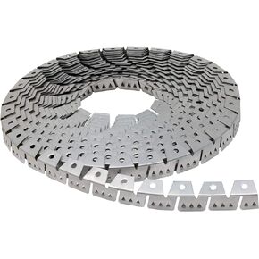 House2Home Heavy Weight Upholstery Metal Flexible Tack Strip Supplies, 20ft Curve Ease Grip for Furniture, Chairs, Sofa