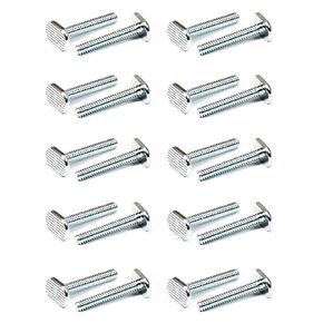 USA Made T-Slot Bolts 5/16"-18 Thread Size T-Bolts, 20 Pack (2")