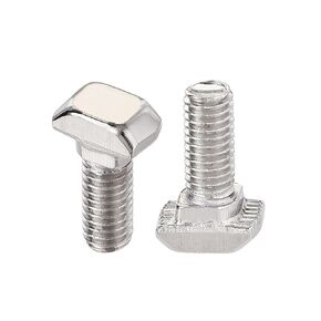 uxcell M8x35mm T-Slot Drop-in Stud Sliding Bolt Screw Carbon Steel for 40 Series Aluminum Profile 10pcs
