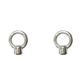 4 Pieces 316 Stainless Steel Lifting Eye Nut 5/16" UNC Marine Grade (5/16" - 4 PK)
