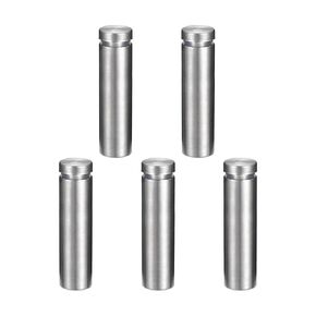 uxcell 1/2 Dia x 3-1/8"(12x80mm) Standoff Screws Wall Mount Sign Holders Acrylic Glass Nails 5pcs