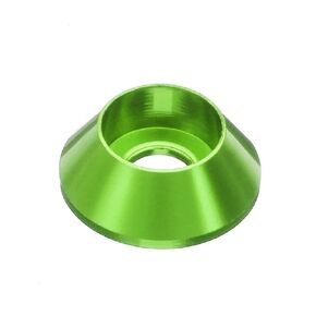 50pcs M3 Cone Cup Washers Anodized Aluminum Alloy Screw Gasket Countersunk Washers (Black)