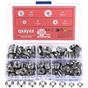 300 Pcs Finish Washers,Finishing Washers, Countersunk Washers, 6#8#10#12 Stainless Steel Cup Countersunk Finish Washers Set, Finishing Cup Countersunk Washer Assortment Kit