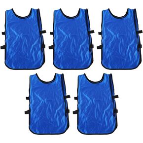 5PCS Scrimmage Vests for Kids, Youth Practice Jerseys Team Pinnies Sports Vest Basketball Jersey