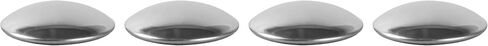 (4-Pack) Spring Steel Push On Pushnut Caps with Mechanical Zinc Plating - Permanent Washer Caps Fits 5/8" Axles for Hand Trucks, Rolling Bins, and Lawn Wagons - Perfect Alternative for Cotter Pins in Saudi Arabia