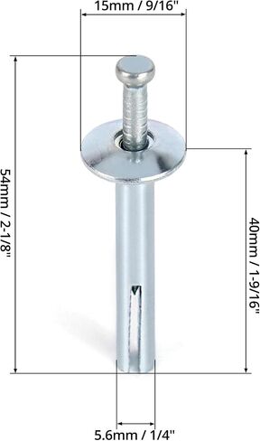QWORK Hammer Drive Nails in Anchor, 1/4" x 1-1/2", (100 per Box) in Saudi Arabia