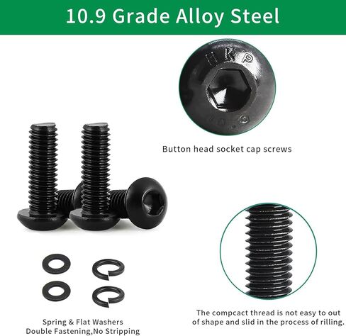 مجموعة متنوعة من البراغي المترية، 1645 قطعة من مسامير الماكينة M2 M3 M4 M5 مع قفل وغسالات مسطحة، براغي رأس سداسية من سبائك الصلب من الدرجة 10.9 وصواميل ومسامير مع حافظة in Kuwait