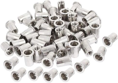 Stainless Steel Rivet Nuts M3 M4 M5 M6 M8 M10 M12 Metric Nutsert Rivnuts Assortment Kit in Saudi Arabia
