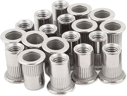 Stainless Steel Rivet Nuts M3 M4 M5 M6 M8 M10 M12 Metric Nutsert Rivnuts Assortment Kit in Saudi Arabia