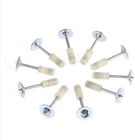 400Pcs Nail Gun Manual Steel Nails, 7.3mm Round Nails Wall Fastening Tool, Nails for Nail Gun Hand-Steel Nail Concrete Ceiling Cable Ducts Fixing Device in Kuwait